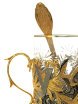 Подстаканник Златоуст позолоченный - Набор для чая "Виктория" (ложка, тарелка, хрусталь) фото 3 — Samogon-sam.ru